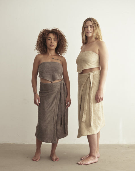 The Wrap skirt "Waist towel, but make it fashion"